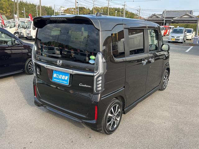 N-BOXカスタム ETC バックカメラ 両側電動スライドドア TV クリアランスソナー オートクルーズコントロール レーンアシスト 衝突被害軽減システム オートライト スマートキー アイドリングストップ 電動格納ミラー(22枚目)