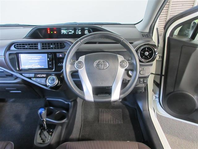 アクア Ｇ　誤発進抑制機能　バックモニタ　セキュリティー　メンテナンスノート　ドライブレコーダ　デュアルエアバック　ナビＴＶ　ＬＥＤ　パワーウィンドウ　地デジ　ＥＳＣ　ＡＴエアコン　ＡＢＳ　パワーステアリング（3枚目）