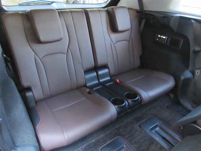 RX RX450hL インテリキー バックモニター クルーズコントロール メモリナビ 3列シート キーレスエントリー 横滑り防止装置 AWD Pシート ムーンルーフ LEDヘッド 本革シート DVD再生 AC ABS(7枚目)