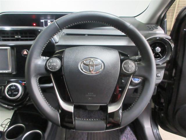 アクア クロスオーバー　Ｂカメラ　地デジ　イモビライザー　ナビＴＶ　エアコン　ＥＳＣ　記録簿　アルミホイール　キーフリー　ハーフレザーシート　ＤＶＤ再生可　ＥＴＣ　パワーステアリング　パワーウィンドウ　ＡＢＳ　スマ－トキ－（10枚目）