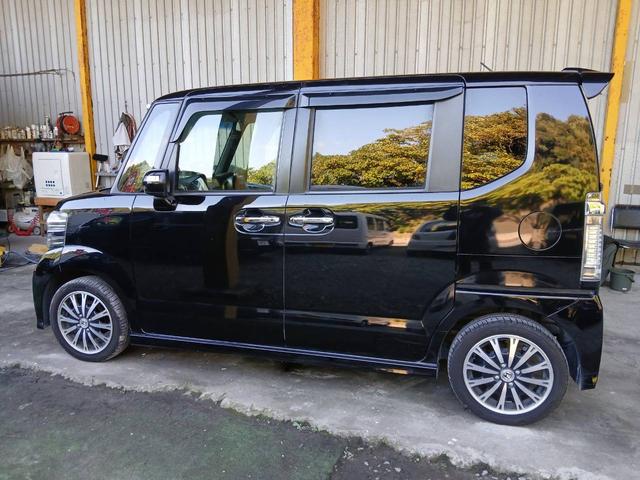 Ｎ－ＢＯＸカスタム Ｇ　ターボＳＳパッケージ　バックカメラ　両側電動スライドドア　ナビ　ＴＶ　オートクルーズコントロール　衝突被害軽減システム　ＨＩＤ　スマートキー　アイドリングストップ　電動格納ミラー　ベンチシート　ＣＶＴ　盗難防止システム（17枚目）