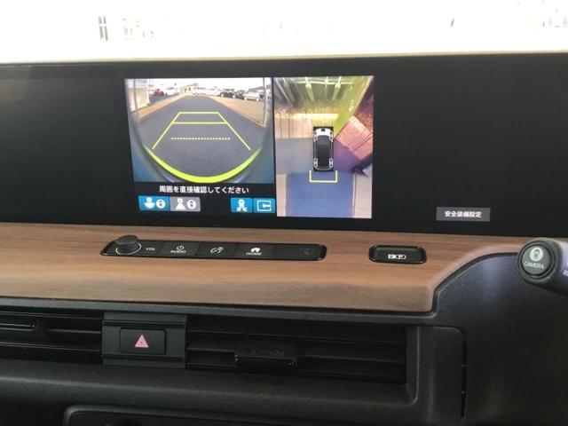 マルチビューカメラを搭載ですので、まるで見下ろし映像のように車両の周囲を確認できます。