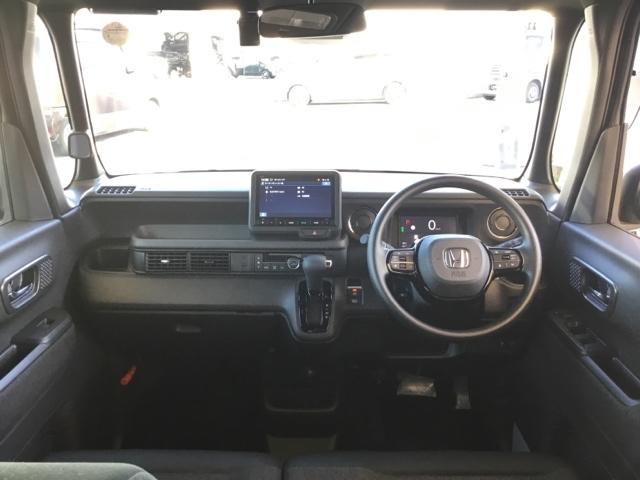 N-BOXカスタム ベースグレード デモカー 片側電動スライドドア 純正ナビ フルセグ 前後ドラレコ シートヒーター USB接続 CMBS Dレコ 禁煙 ベンチシート オートエアコン スマートキ LED 盗難防止装置 クルコン ESC(2枚目)