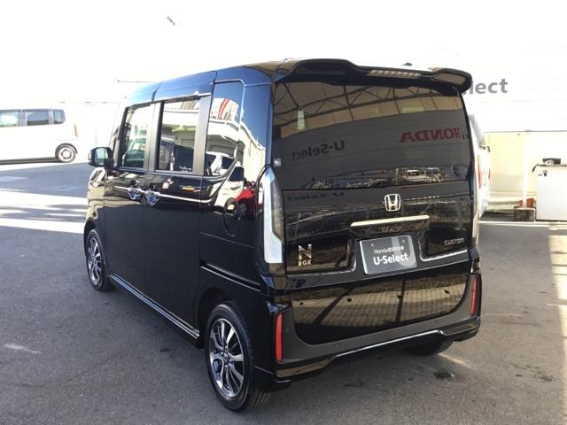 N-BOXカスタム ベースグレード デモカー 片側電動スライドドア 純正ナビ フルセグ 前後ドラレコ シートヒーター USB接続 CMBS Dレコ 禁煙 ベンチシート オートエアコン スマートキ LED 盗難防止装置 クルコン ESC(7枚目)