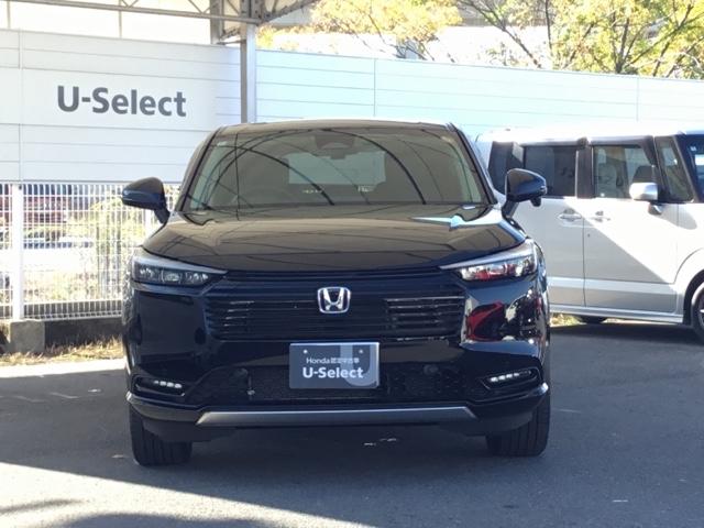 ヴェゼル e:HEVZ デモカー BSI ETC2.0 前後ドラレコ シート&ステアリングヒーター 電動リアゲート 衝突回避支援ブレーキ機能 スマキ Pトランク フルオートエアコン Dレコ エアバッグ 両席エアバック Rカメ(6枚目)