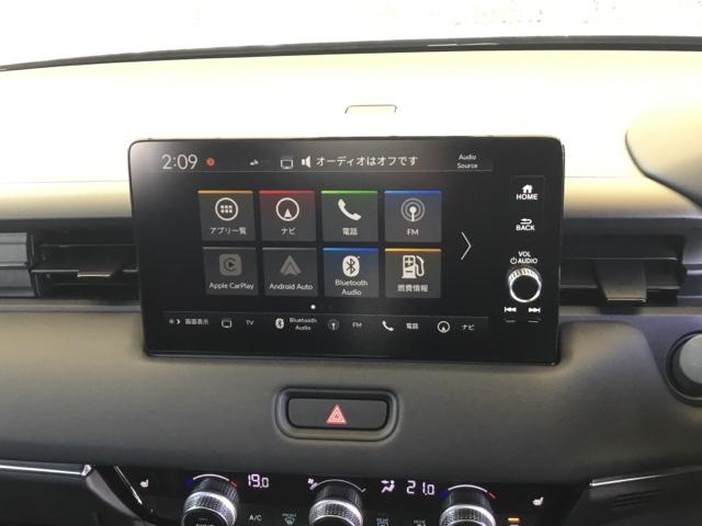 ヴェゼル e:HEVZ デモカー BSI ETC2.0 前後ドラレコ シート&ステアリングヒーター 電動リアゲート 衝突回避支援ブレーキ機能 スマキ Pトランク フルオートエアコン Dレコ エアバッグ 両席エアバック Rカメ(18枚目)