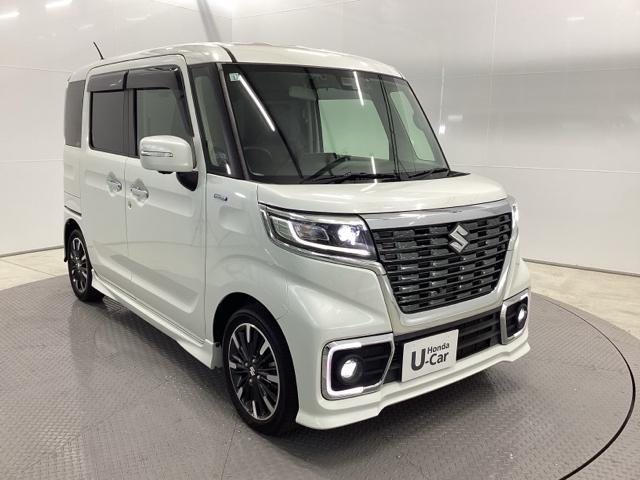 スペーシアカスタム ハイブリッドＸＳターボ　両側電動スライドドア　全周囲カメラ　クルコン　ＥＴＣ　前後ドラレコ　運転席シートヒーター　両自動ドア　前後誤発進抑制機能　ドライブレコーダ　ＡＣ　リアコーナーセンサー　リアカメラ　盗難防止　ＵＳＢ接続（7枚目）