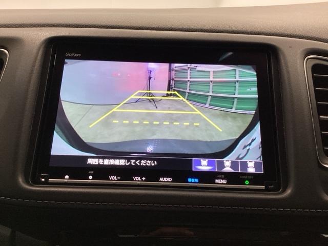 ヴェゼル ハイブリッドＺ・ホンダセンシング　クルコン　バックカメラ　純正ナビ　フルセグ　ＥＴＣ　前後ドラレコ　レーダーサポート　ＤＶＤ再生機能　横滑り防止システム　バックアイカメラ　盗難防止装置　シートヒーター付　スマ－トキ－　ＥＣＯモード（10枚目）