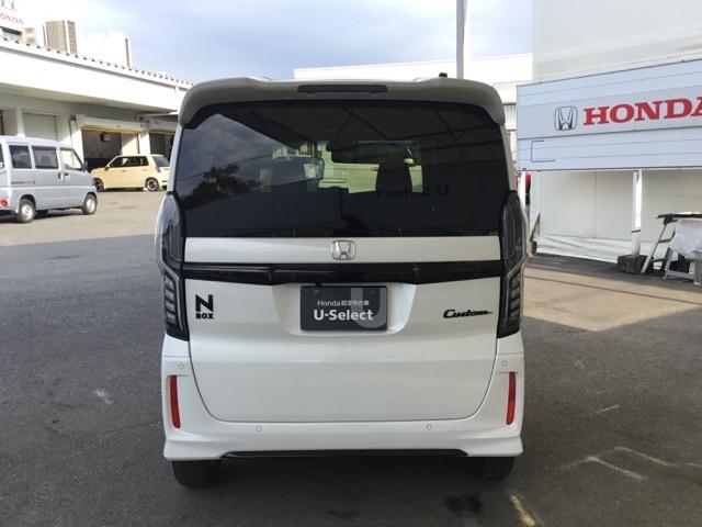 N-BOXカスタム Lスタイル+ブラック 両側電動スライドドア クルコン バックカメラ 純正ナビ ETC シートヒーター 衝突軽減ブレ-キ パーキングセンサー DVD再生 横滑り防止 シ-トヒ-タ- クルーズコントロール LEDライト 地デジ(8枚目)