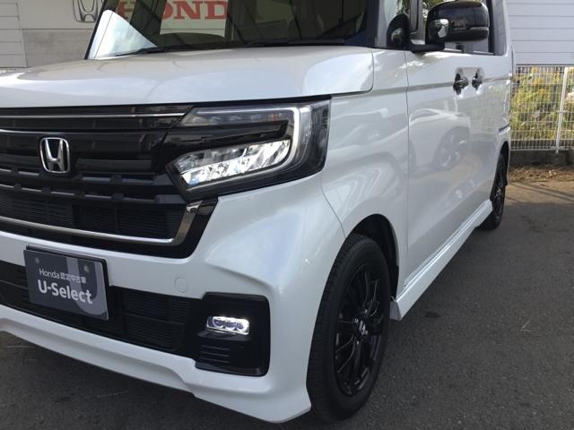 N-BOXカスタム Lスタイル+ブラック 両側電動スライドドア クルコン バックカメラ 純正ナビ ETC シートヒーター 衝突軽減ブレ-キ パーキングセンサー DVD再生 横滑り防止 シ-トヒ-タ- クルーズコントロール LEDライト 地デジ(34枚目)