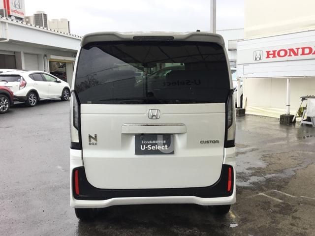 Ｎ－ＢＯＸカスタム ターボ　両側電動スライドドア　クルコン　リアカメラ　純正ナビ　フルセグ　イモビライザー　衝突被害軽減　ベンチシート　キーフリー　Ｐセンサー　ＥＳＣ　パワステ　両席エアバック　サイドエアバッグ　ターボ車　Ｂカメ（8枚目）