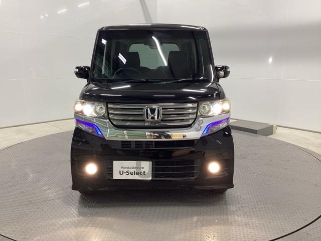N-BOXカスタム G・Lパッケージ 片側電動スライドドア 社外ナビ フルセグ アイドリングストップ車 ナビ・TV スマキ- フロントベンチシート 地デジTV パワーウィンドウ 片側電動両側スライドドア 盗難防止システム オートエアコン(6枚目)