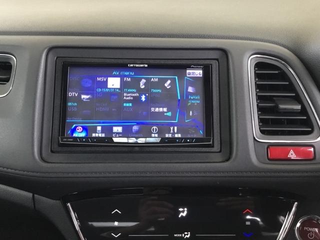 ヴェゼル ハイブリッドＸ　あんしんパッケージ　クルコン　社外ナビ　リヤカメラ　Ａクルーズ　セキュリティアラーム　ＶＳＡ　アイドリングＳＴＯＰ　ナビＴＶ　スマートキ　サイドエアバッグ　ＤＶＤ再生機能　ＬＥＤライト　Ｗエアバッグ（18枚目）