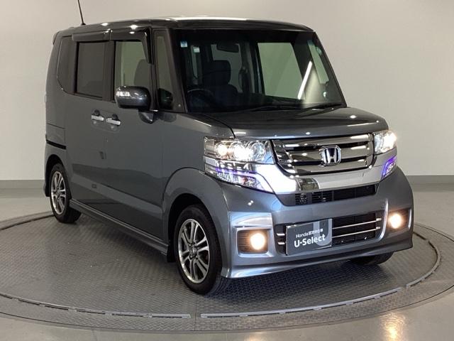 Ｎ－ＢＯＸカスタム Ｇ・Ｌパッケージ　純正ナビ　ワンセグ　リアカメラ　ナビ・ＴＶ　スマキ－　フロントベンチシート　パワーウィンドウ　片側電動両側スライドドア　盗難防止システム　オートエアコン　パワステ　ＤＶＤ再生可　キーレスエントリー（7枚目）