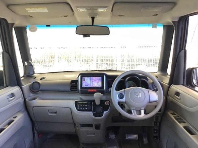 N-BOX G・Lパッケージ 片側電動スライドドア 社外ナビ フルセグ 前後ドラレコ I-STOP ベンチ席 全席PW イモビライザー ナビテレビ 地TV AAC 横滑り防止 スマートキー DVD再生 ABS USB接続(2枚目)