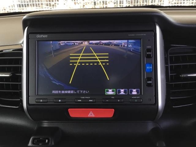 N-BOXカスタム GSSブラックスタイルパッケージ 両側電動スライドドア リアカメラ 純正ナビ フルセグ ETC 左右パワースライド ナビTV 前席シートヒーター AAC パワステ パワーウィンドウ キーフリー 横滑り防止 エコアイドル スマートキー(19枚目)