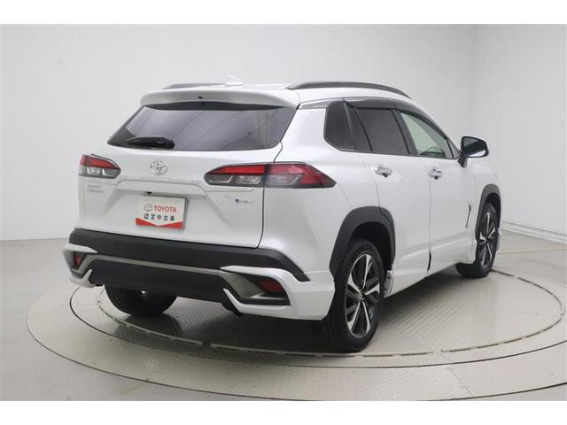 カローラクロス ハイブリッド Z PCS フルセグテレビ LEDヘッドライト Bカメラ ナビ・TV インテリジェントキー パワーシート キーフリー アルミホイール ETC 盗難防止 ミュージックプレイヤー接続可 オートエアコン 記録簿(5枚目)