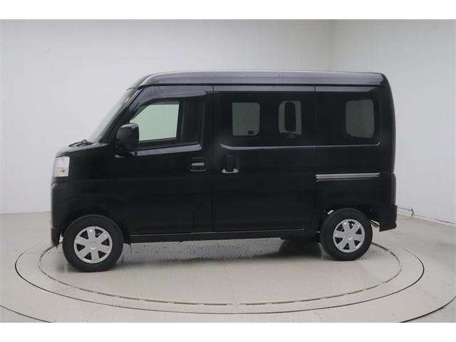 ハイゼットカーゴ クルーズ　衝突軽減システム　アイドリングＳＴＯＰ　ＥＳＣ　スマートキー　パワーウィンドウ　ＡＢＳ　盗難防止システム　キーフリーシステム　エアコン　運転席エアバッグ　パワーステアリング　ＷエアＢ（3枚目）