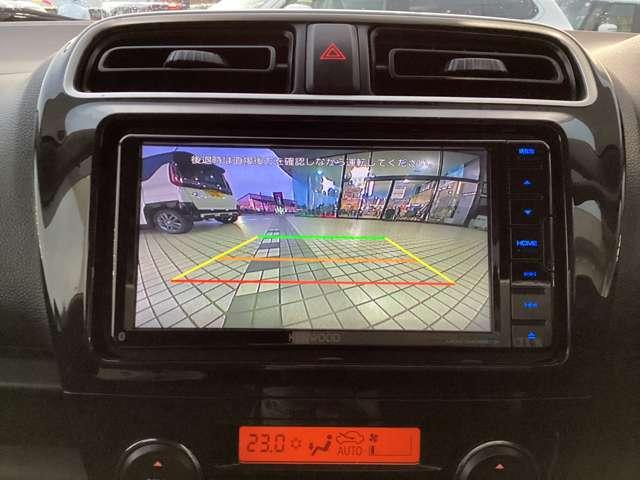 ミラージュ 1.2G ナビ/バックカメラ/TV オートクルーズ 衝突軽減ブレーキ アルミホイール Bカメラ 横滑り防止装置 インテリキー フルオートエアコン 盗難防止システム メモリーナビ キーレスエントリー Wエアバック(5枚目)
