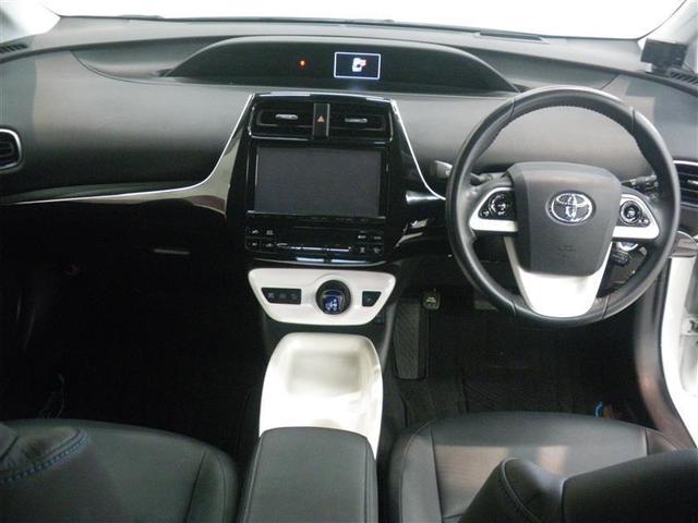 プリウス Aツーリングセレクション 衝突回避支援TSSP ICS HUD BSM S-IPA 前席シートヒーター 純正9インチナビ/フルセグTV ドラレコ前後 15AW 合成皮革シート ETC バックモニター LEDフロントフォグランプ(10枚目)