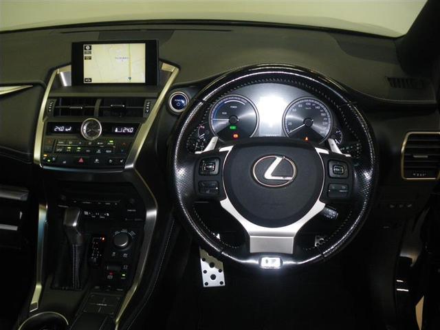 NX NX300h Fスポーツ ・2WD SDナビ/フルセグTV 本革シート サイドモニター バックモニター ステアリングヒーター ドラレコ 18AW ETC2.0 LEDフロントフォグランプ ワンオーナー車 中古車ハイブリッド保証(15枚目)