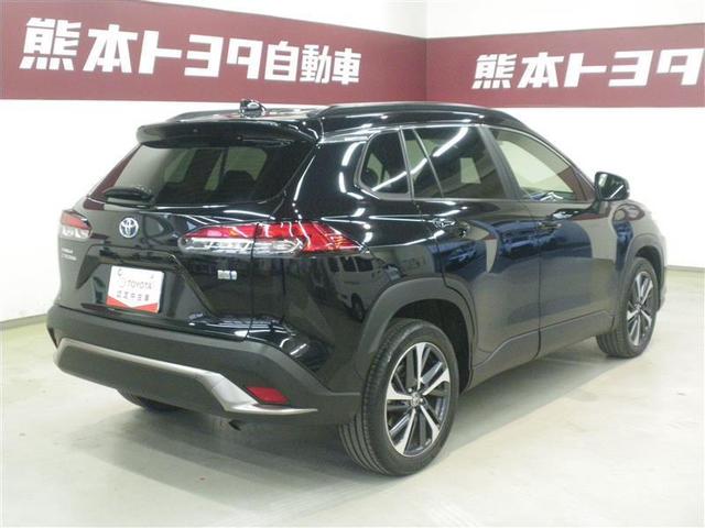 カローラクロス ハイブリッド Z ・衝突回避支援TSS PKSB BSM パノラミックビュー 9インチDA ドラレコ 前席シートヒーター 18AW クリアランスソナー LEDフロントフォグランプ ワンオーナー 中古車ハイブリッド保証付(5枚目)