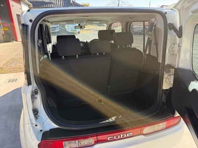 キューブ 15X Mセレクション バックカメラ ナビ TV スマートキー ベンチシート CVT 盗難防止システム 衝突安全ボディ ABS エアコン パワーステアリング パワーウィンドウ(14枚目)