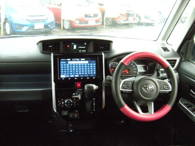 ルーミー カスタムG 純正ナビ フルセグ Rカメラ ETC 前後ドラレコ LED コーナーセンサー(23枚目)