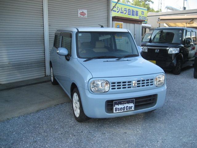 アルトラパン X プッシュスタートスマートキー 純正アルミホイール CD Wエアバック ABS ツートンカラー(3枚目)