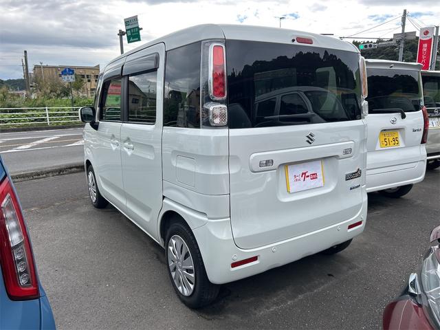 スペーシア ハイブリッドG ETC 両側スライドドア クリアランスソナー レーンアシスト 衝突被害軽減システム オートライト スマートキー アイドリングストップ 電動格納ミラー ベンチシート CVT 盗難防止システム ABS(17枚目)