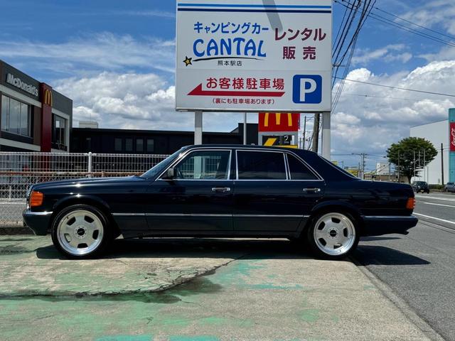 Ｓクラス ４２０ＳＥＬ　ディーラー車　左ハンドル　レザーパワーシート　ＥＴＣ　クルーズコントロール　１５ｉｎアルミホイール　エアバッグ（6枚目）