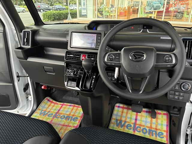 タント カスタムX 衝突被害軽減ブレーキ アイドリングストップ ナビ バックカメラ CVT 両側電動スライドドア オートエアコン リモコンキー キーレススタート オートライト オーディオスイッチ ACC 電動パーキング(11枚目)