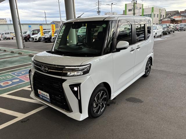 タント カスタムX 衝突被害軽減ブレーキ アイドリングストップ ナビ バックカメラ CVT 両側電動スライドドア オートエアコン リモコンキー キーレススタート オートライト オーディオスイッチ ACC 電動パーキング(50枚目)