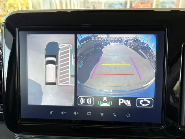 ワゴンＲスマイル ハイブリッドＸ　４ＷＤ　デュアルカメラブレーキサポート　４ＷＤ　マイルドハイブリッド　電動両側スライドドア　全方位ナビ　ＣＶＴ　オートエアコン　リモコンキー　キーレススタート　オートライト　オーディオスイッチ　ＬＥＤ　フォグ（7枚目）