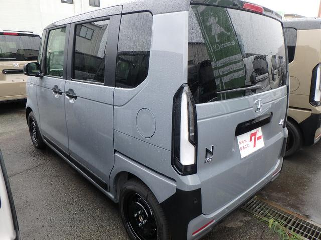 Ｎ－ＢＯＸジョイ ターボ　届出済未使用車　リアカメラ　スマートキー　プッシュスタート　両側電動スライドドア衝突防止軽減ブレーキ　ＬＥＤヘッドライト　レーンサポート　ソナー　クルーズコントロール　ハンドルシフト　オートライト（4枚目）
