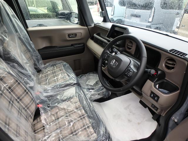 Ｎ－ＢＯＸジョイ ターボ　届出済未使用車　リアカメラ　スマートキー　プッシュスタート　両側電動スライドドア衝突防止軽減ブレーキ　ＬＥＤヘッドライト　レーンサポート　ソナー　クルーズコントロール　ハンドルシフト　オートライト（6枚目）