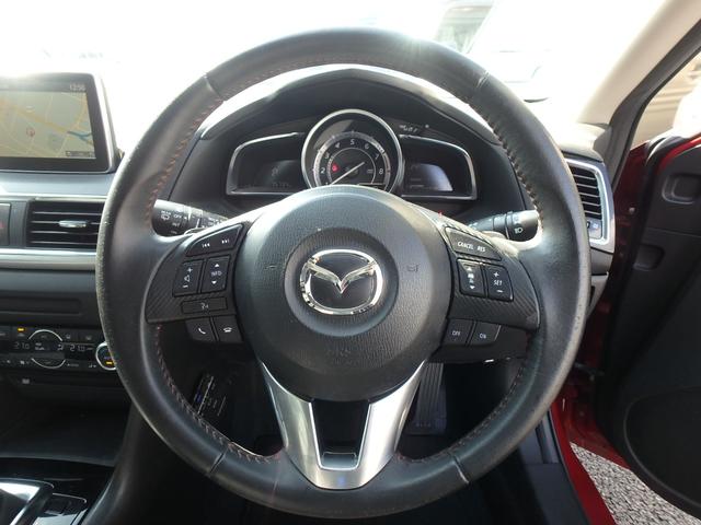 アクセラスポーツ ２０Ｓツーリング　ドライブレコーダー　ＥＴＣ　ナビ　リアカメラ　スマートキー　プッシュスタート　ブレーキサポート　クルーズコントロール　アイドリングストップ　ハンドルシフト　オートライト　オートエアコン　電動格納ミラー（9枚目）