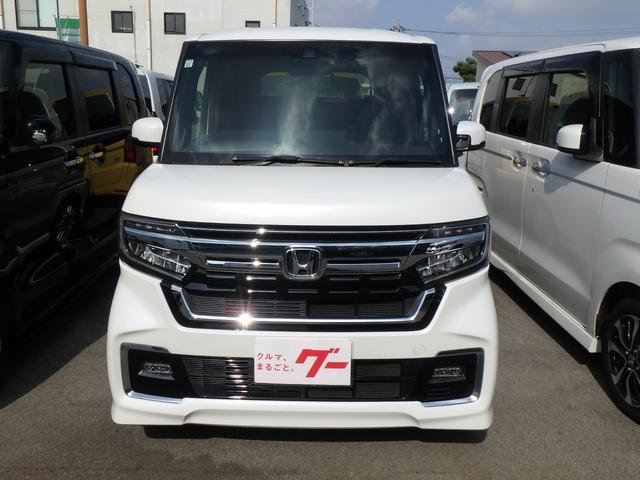 N-BOXカスタム Lターボ 前後ドライブレコーダー ナビ リアカメラ 両側電動スライドドア 衝突防止軽減ブレーキ スマートキー プッシュスタート LEDヘッドライト レーンサポート ソナー クルーズコントロール Wシートヒーター(2枚目)