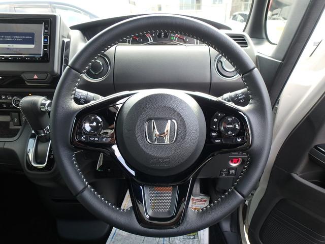 N-BOXカスタム Lターボ 前後ドライブレコーダー ナビ リアカメラ 両側電動スライドドア 衝突防止軽減ブレーキ スマートキー プッシュスタート LEDヘッドライト レーンサポート ソナー クルーズコントロール Wシートヒーター(9枚目)