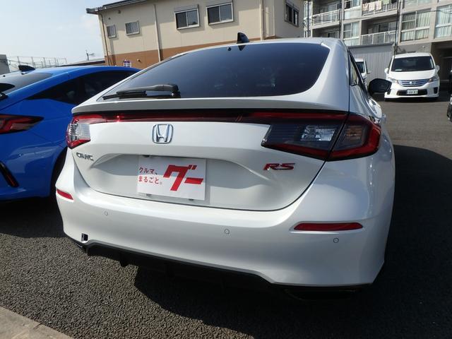 シビック RS 登録済未使用車 ETC2.0 リアカメラ 6MT 衝突防止軽減ブレーキ スマートキー プッシュスタート LEDヘッドライト レーンサポート ソナー クルーズコントロール パワーシート Wシートヒーター(5枚目)