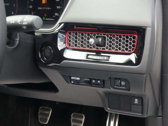 シビック RS 登録済未使用車 ETC2.0 リアカメラ 6MT 衝突防止軽減ブレーキ スマートキー プッシュスタート LEDヘッドライト レーンサポート ソナー クルーズコントロール パワーシート Wシートヒーター(14枚目)