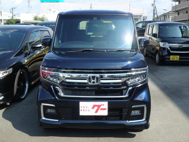 N-BOXカスタム L 前後ドライブレコーダー ETC ナビ リアカメラ 衝突防止軽減ブレーキ スマートキー プッシュスタート LEDヘッドライト レーンサポート 左側電動スライドドア ソナー クルーズコントロール(2枚目)