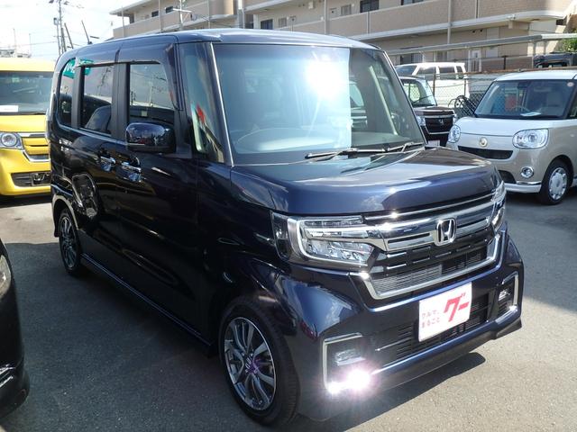 N-BOXカスタム L 前後ドライブレコーダー ETC ナビ リアカメラ 衝突防止軽減ブレーキ スマートキー プッシュスタート LEDヘッドライト レーンサポート 左側電動スライドドア ソナー クルーズコントロール(3枚目)