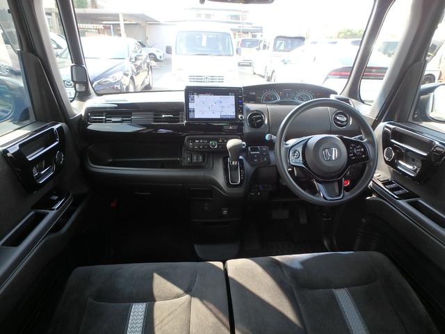 N-BOXカスタム L 前後ドライブレコーダー ETC ナビ リアカメラ 衝突防止軽減ブレーキ スマートキー プッシュスタート LEDヘッドライト レーンサポート 左側電動スライドドア ソナー クルーズコントロール(10枚目)