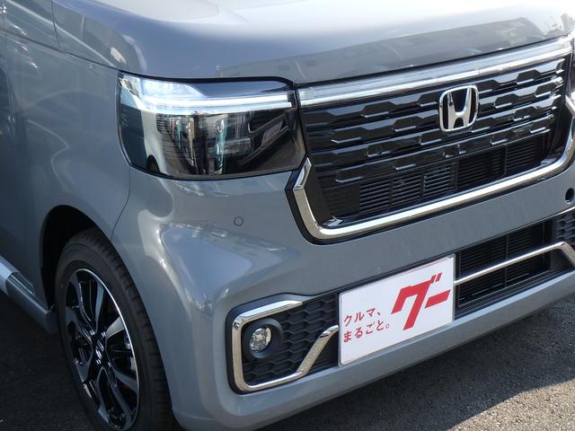 N-BOXカスタム コーディネートスタイル 届出済未使用車  リアカメラ 衝突防止軽減ブレーキ 両側電動スライドドア スマートキー プッシュスタート レーンサポート ソナー クルーズコントロール Wシートヒーター オートライト オートエアコン(45枚目)