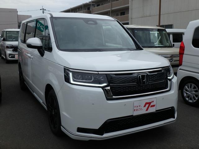 ステップワゴン スパーダ 登録済未使用車 リアカメラ 両側電動スライドドア スマートキー プッシュスタート 衝突防止軽減ブレーキ LEDヘッドライト レーンサポート ソナー クルーズコントロール Wシートヒーター パワーゲート(3枚目)