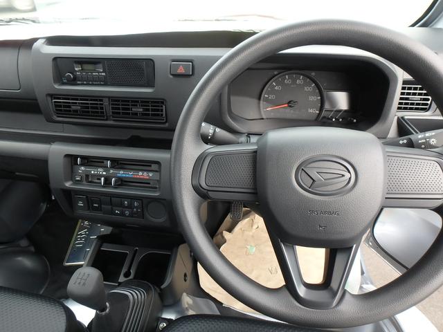 ハイゼットトラック スタンダード 届出済未使用車 スマートアシストレス 4WD 5MT アイドリングストップ ソナー オートライト Wエアバック(22枚目)