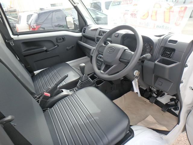 ハイゼットトラック スタンダード 届出済未使用車 スマートアシストレス 4WD 5MT アイドリングストップ ソナー オートライト Wエアバック(7枚目)