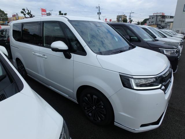 ステップワゴン e:HEVスパーダ プレミアムライン 登録済未使用車 リアカメラ 両側電動スライドドア 衝突防止軽減ブレーキ スマートキー プッシュスタート LEDヘッドライト レーンサポート ソナー クルーズコントロール パワーゲート Wシートヒーター(53枚目)