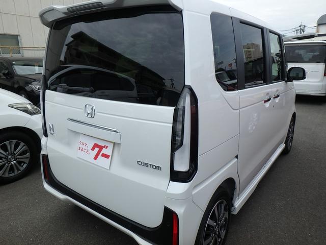 Ｎ－ＢＯＸカスタム ベースグレード　届出済未使用車　リアカメラ　左側電動スライドドア　衝突防止軽減ブレーキ　スマートキー　プッシュスタート　ＬＥＤヘッドライト　Ｗシートヒーター　レーンサポート　ソナー　クルーズコントロール（6枚目）